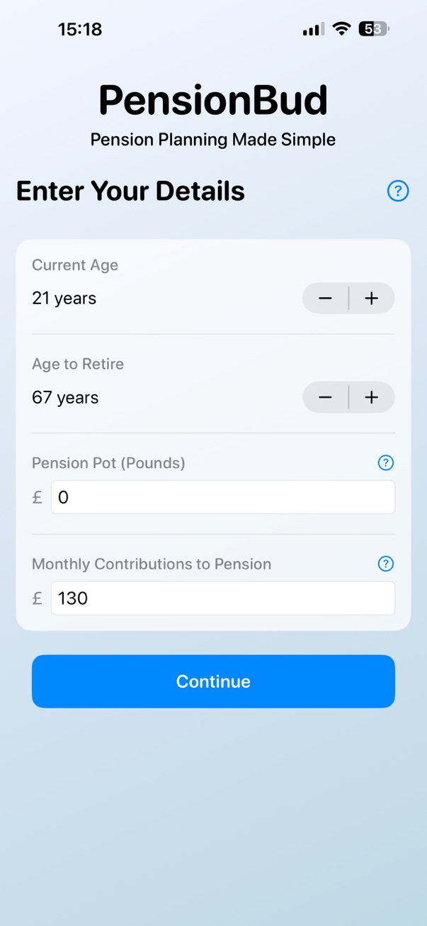 PensionBud screenshot 1